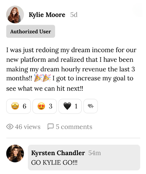 Testimonial screenshot