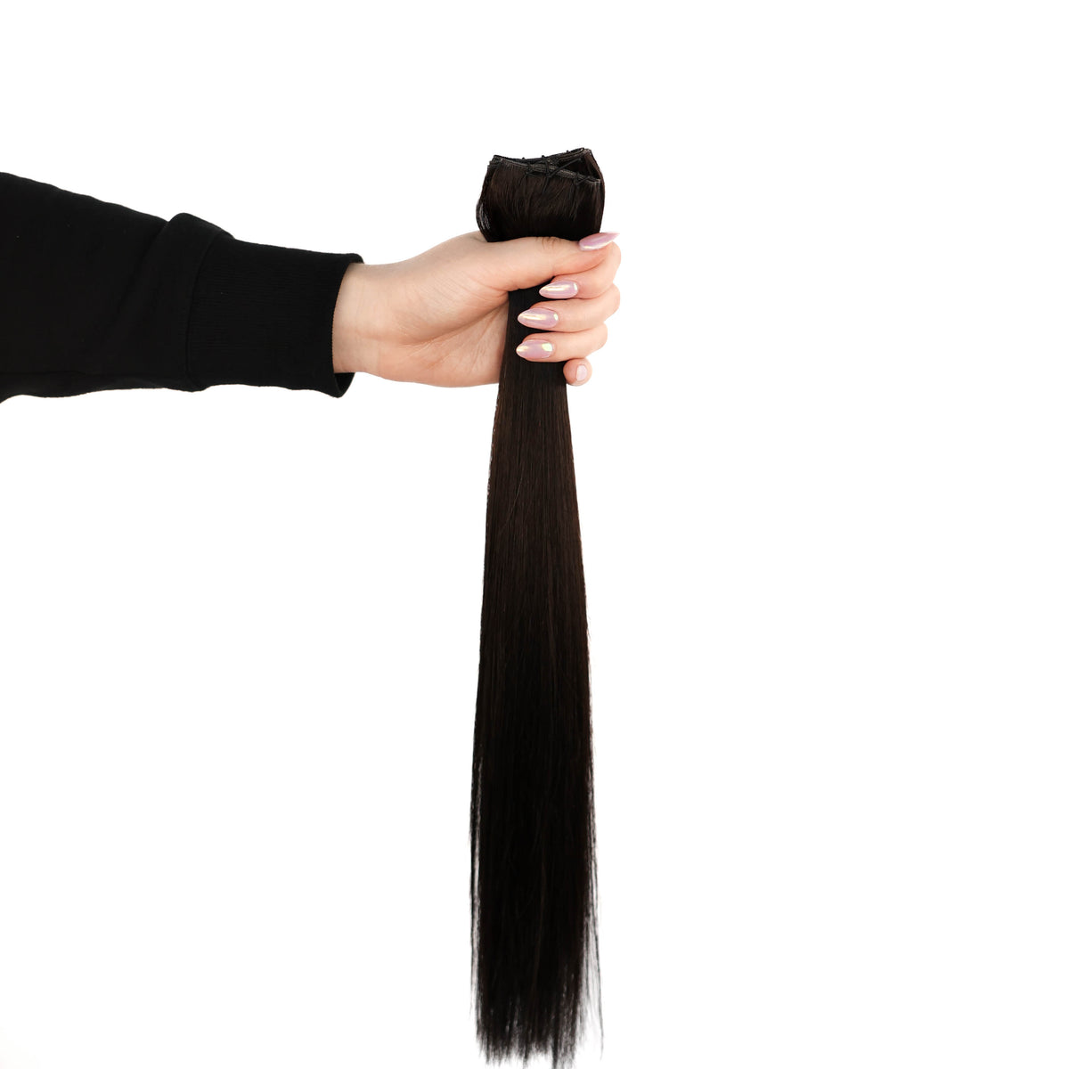 18” hand-tied weft LUXE Hand-Tied Wefts - Black Label Hair Extensions - B4/18  main image 2